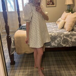 STINE GOYA Brethe Mini Daisy Cream Dress NWT Medium